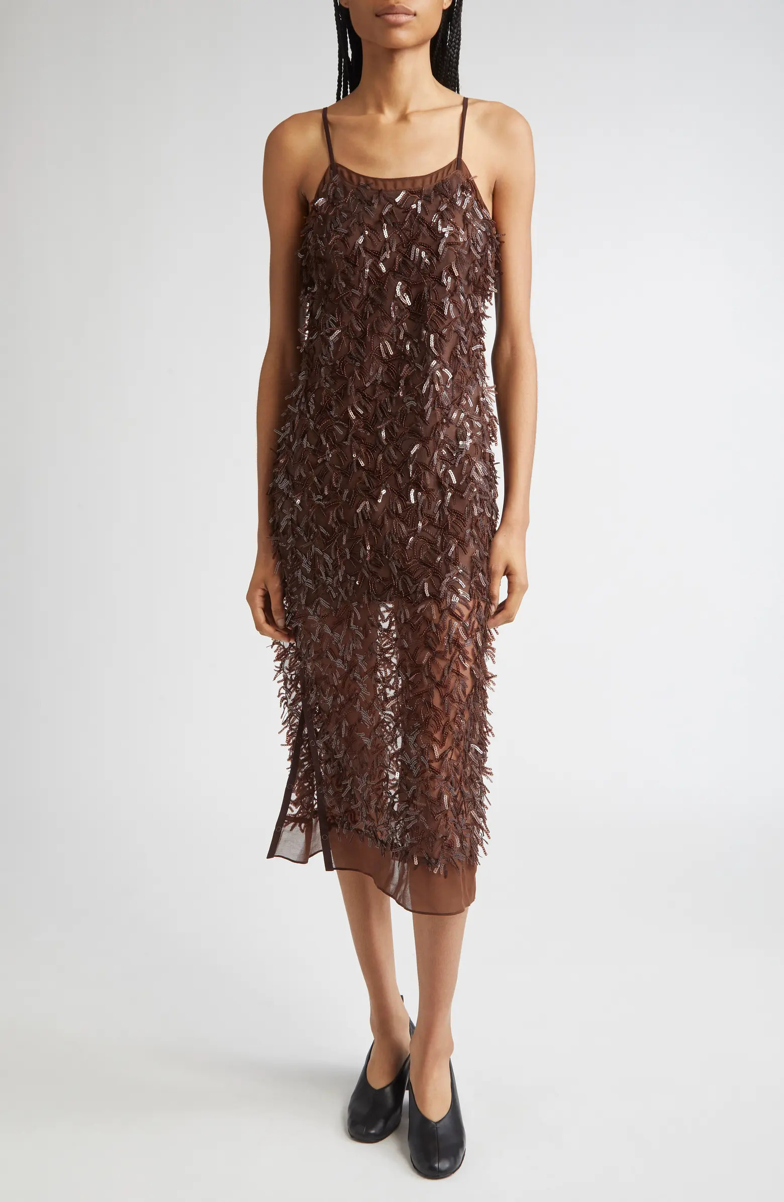 3.1 Phillip Lim Sequin Fringe Slip Dress | Nordstrom | Nordstrom