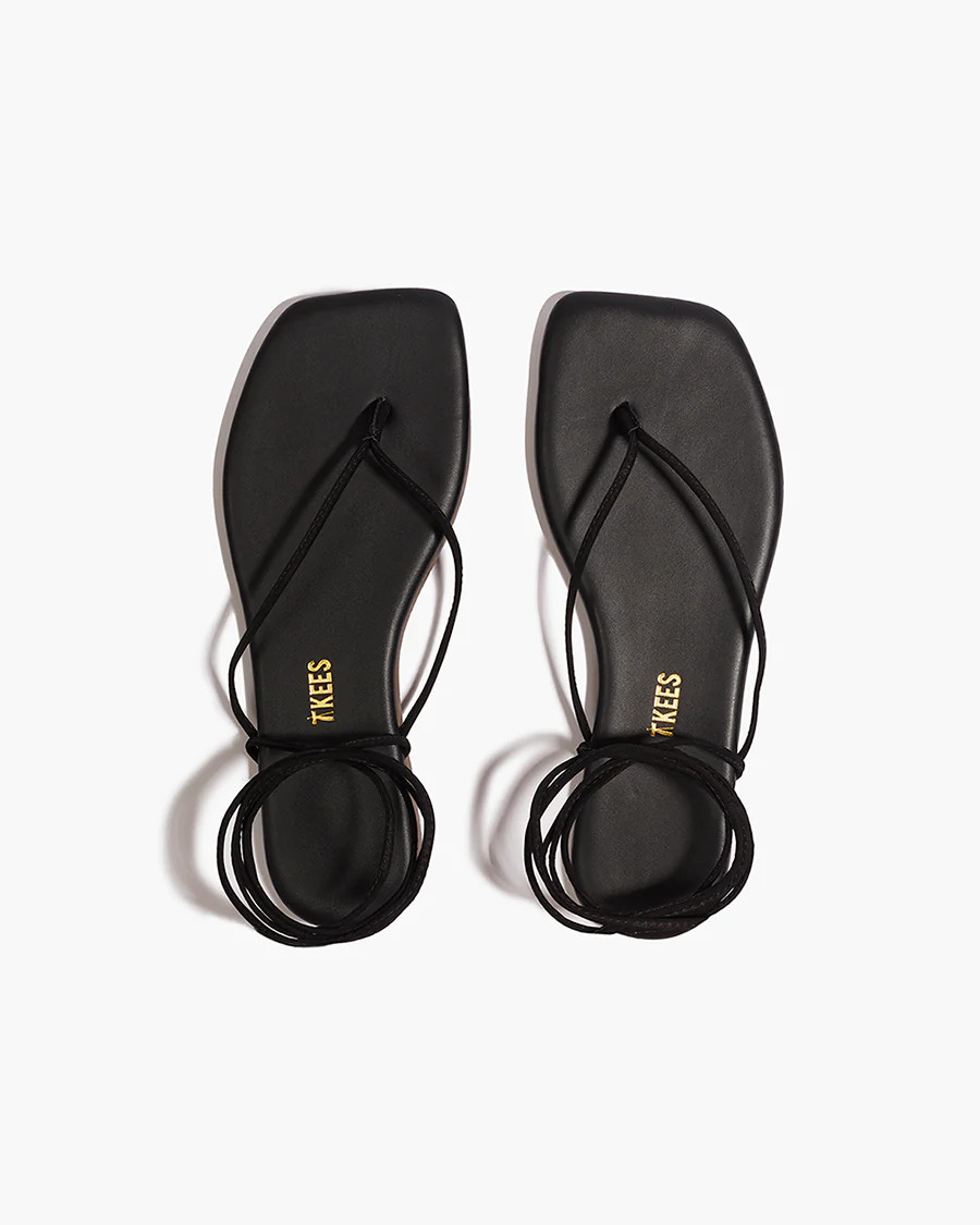 Square Toe Lilu in Sable - our exclusive take on our most sought-after sandal | TKEES