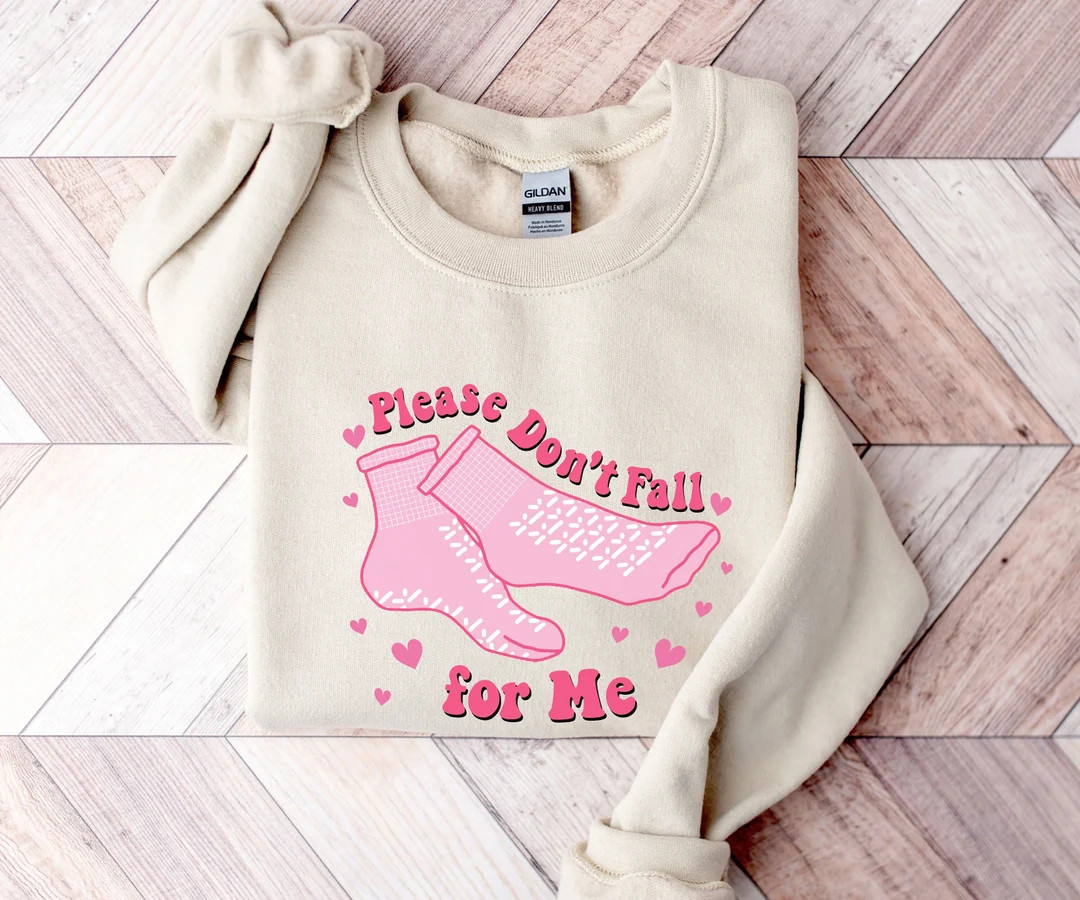 Funny Nurse Shirt, Valentines Sweater, Please Don't Fall for Me T-shirt, Student Nuse Valentine C... | Etsy (US)