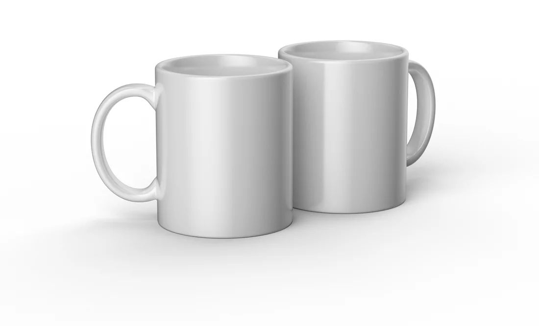 Cricut Blank Ceramic Mug, White - 12 oz/340 ml (2 ct) - Walmart.com | Walmart (US)