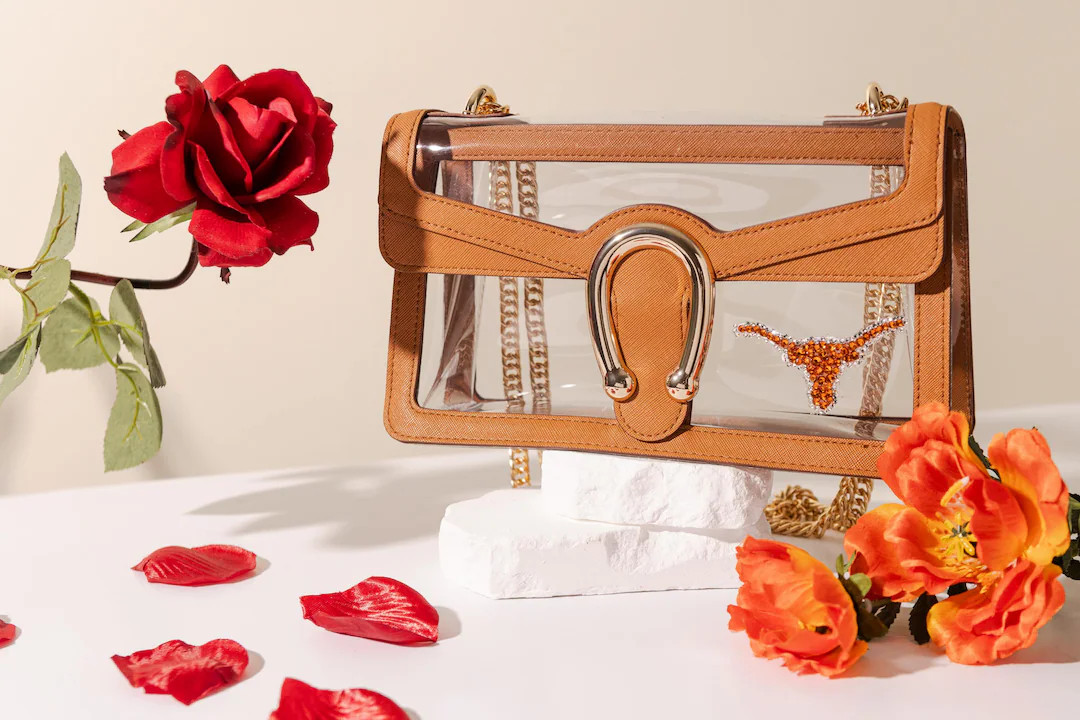 Texas Longhorn Clear Stadium Bags | Stylish Clear Stadium Bag| Clear Game Day Bag | Clear Stadium... | Etsy (US)