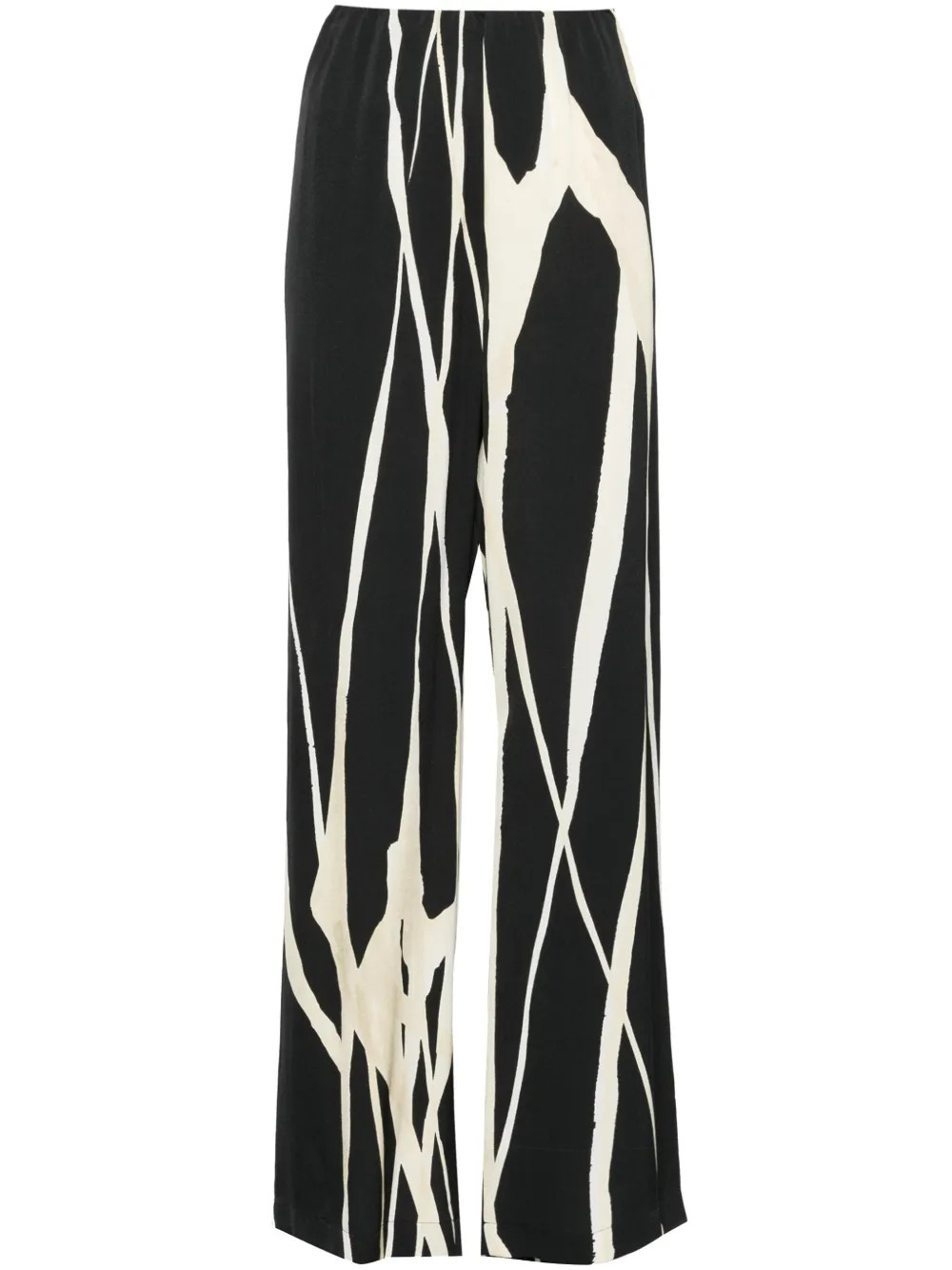 Brenda abstract-print trousers | Farfetch Global