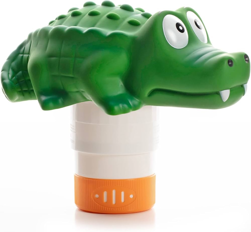 XY-WQ Chlorine Floater, Floating Pool Chlorine Dispenser (Alligator), Fits 1 and 3 Inch Tablets f... | Amazon (US)