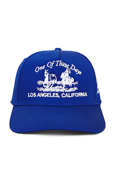 ONE OF THESE DAYS x FWRD Just For A Moment Baseball Cap in Blue from Revolve.com | Revolve Clothing (Global)