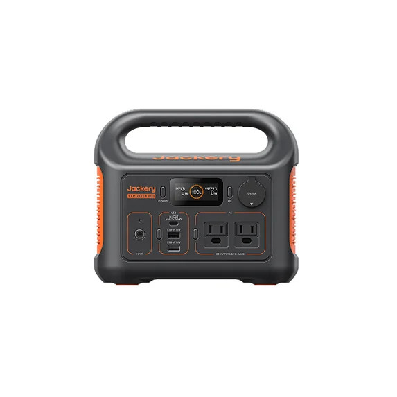 Jackery E300New 290Wh Portable Power Station, 300W LiFePO4 Battery for Camping, Travel & Backup | Walmart (US)