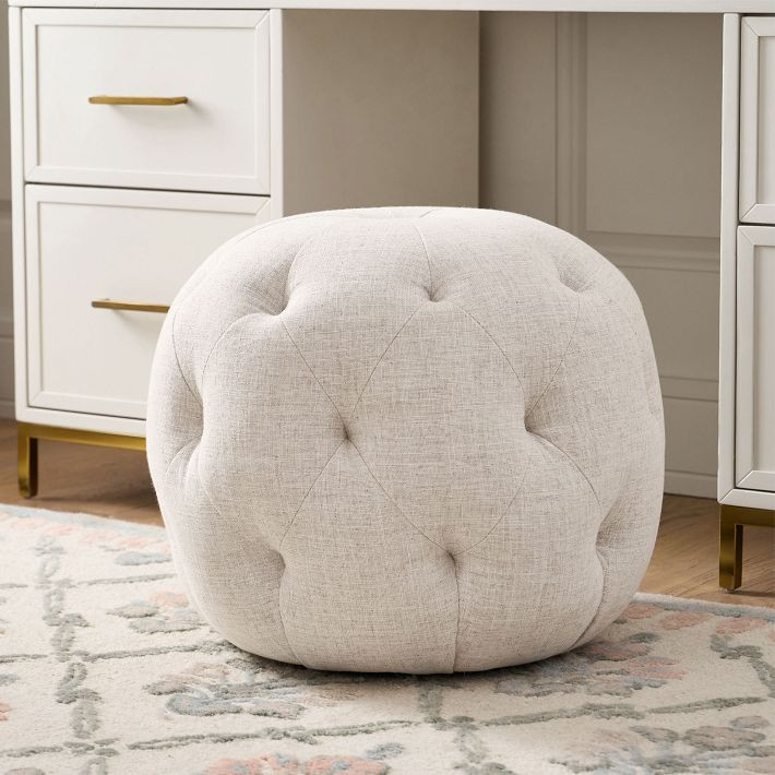 Claire Vanity Stool | Pottery Barn Teen