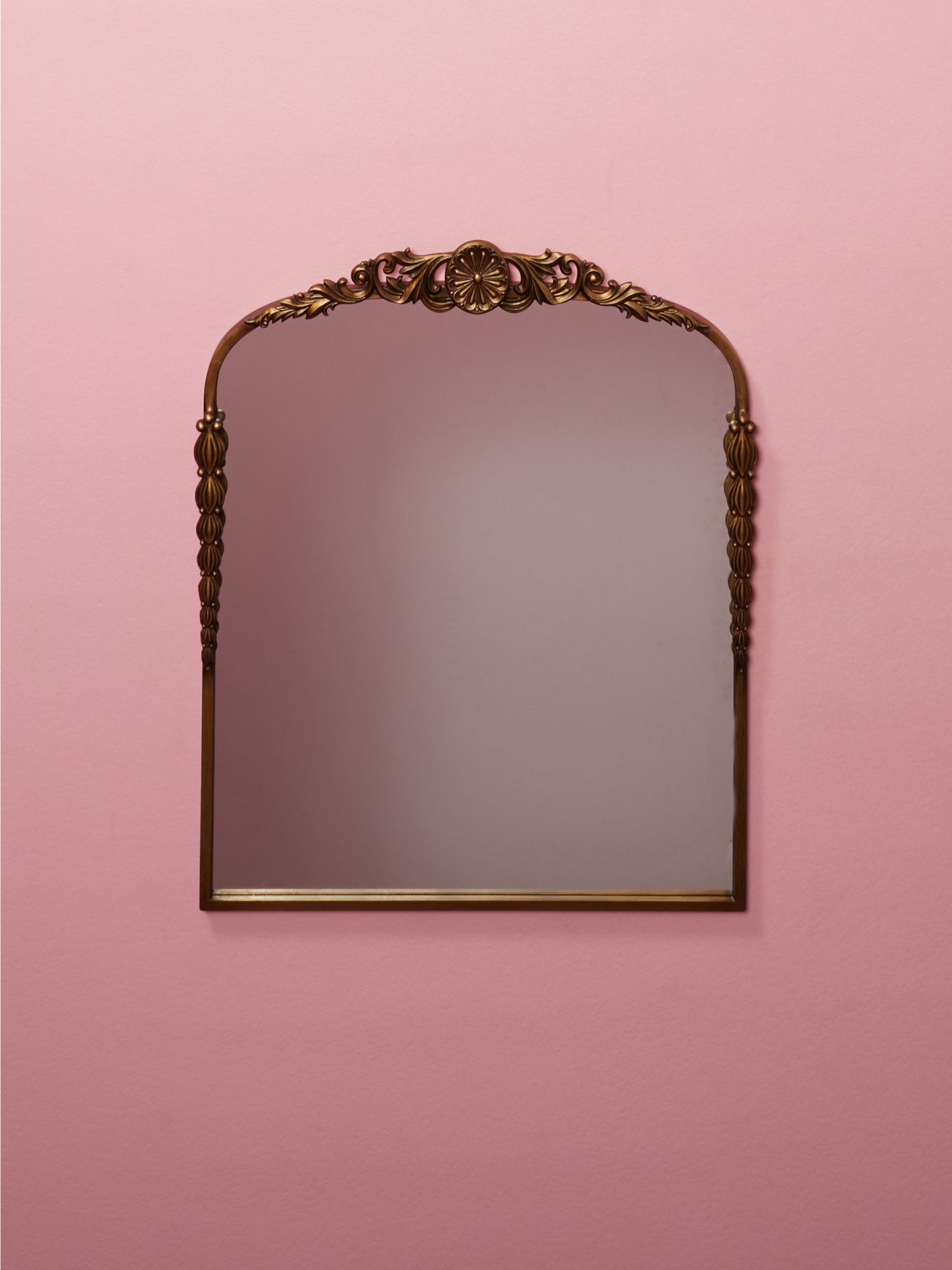 30x36 Metal Frame Arch Mantel Mirror | HomeGoods