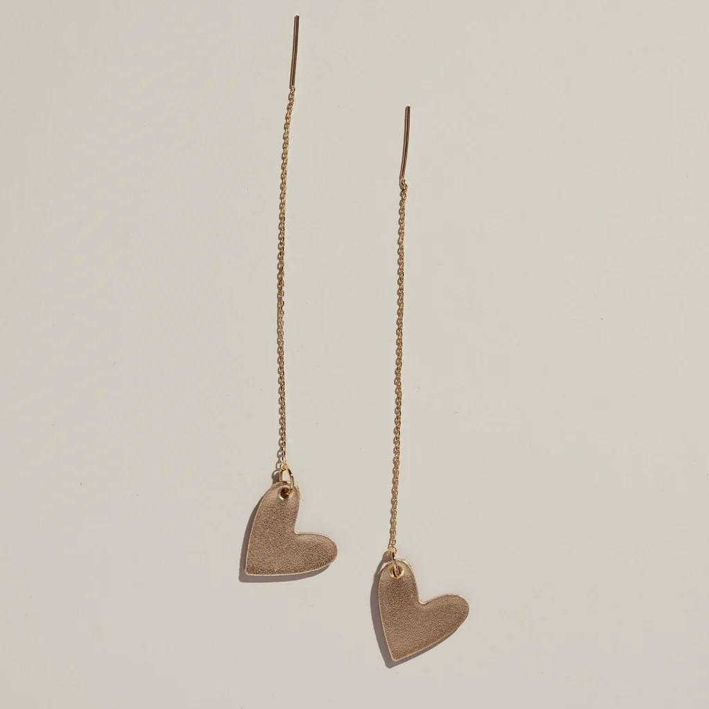 Gold Satin Esme | Nickel and Suede