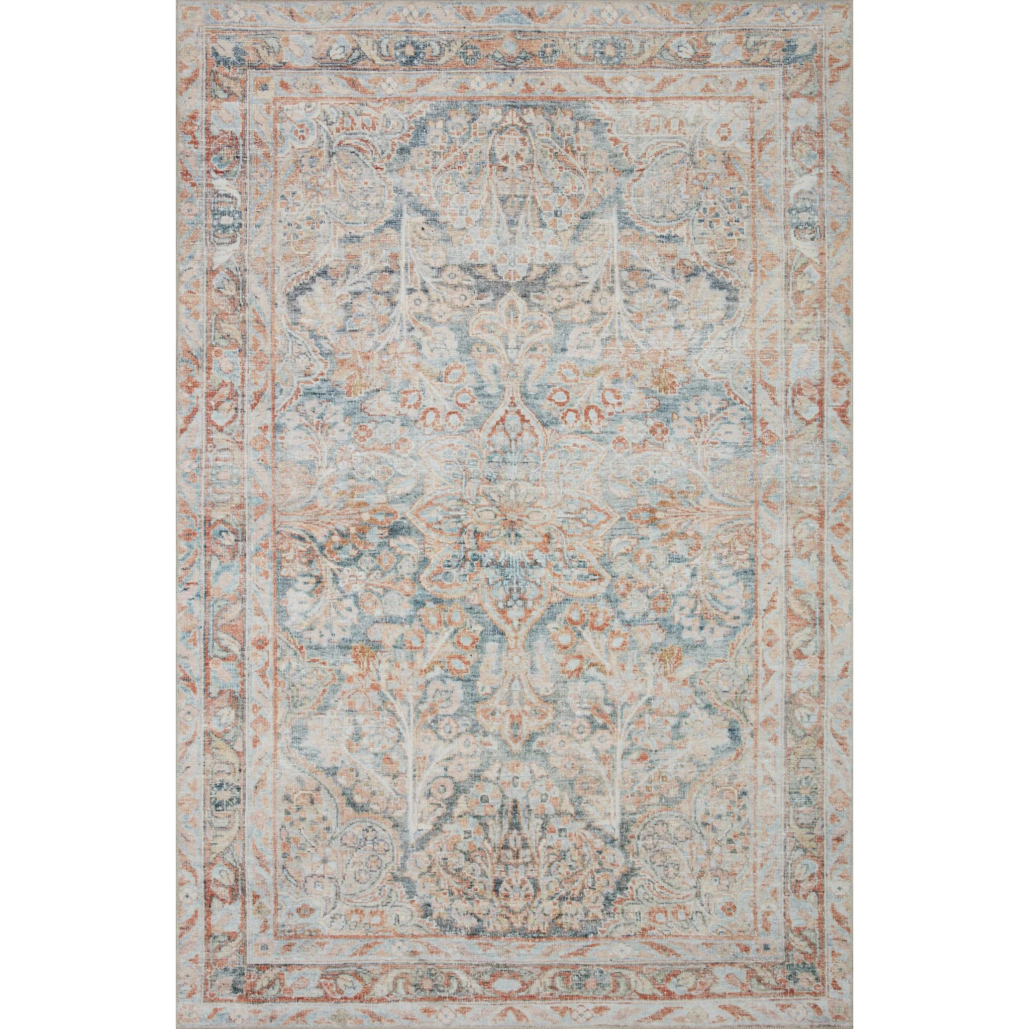 Lenna Ocean Apricot Rug | Magnolia