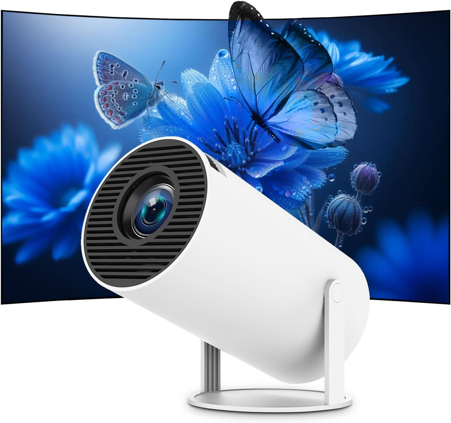 Mini Projector, Portable Smart Projector 4K WiFi 6 BT 5.4 [Built-in App] | Amazon (US)