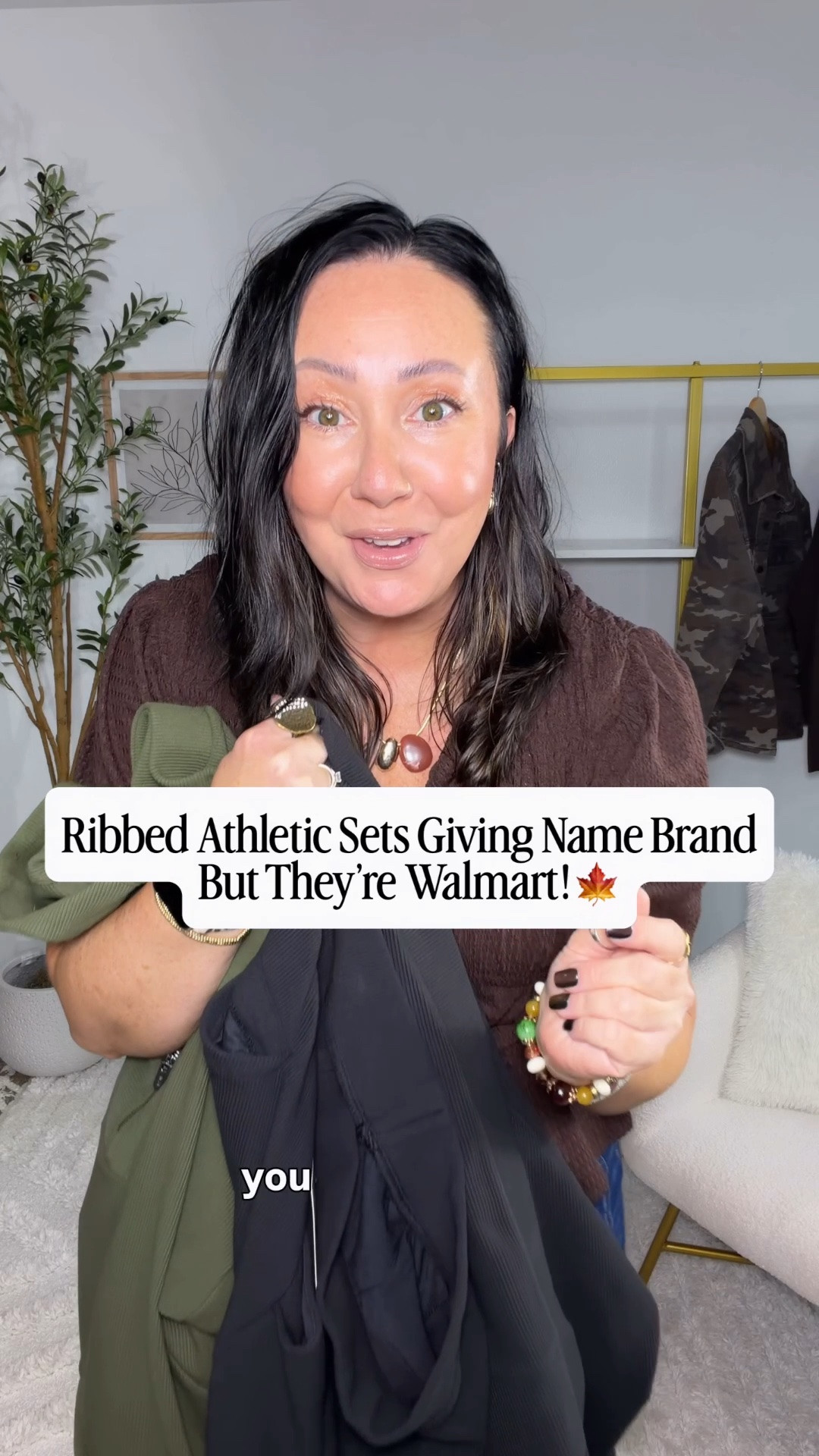 These new ribbed athletic sets are giving name brand but without the price tag. Large in the pullover. XL in the shorts. Size 16 full length in the jeans. ￼

#LTKSeasonal #LTKOver40 #LTKMidsize