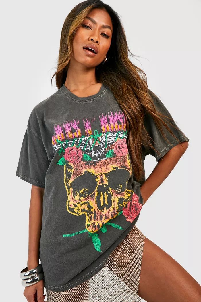 Guns N Roses Festival Band T-shirt | Boohoo.com (US & CA)