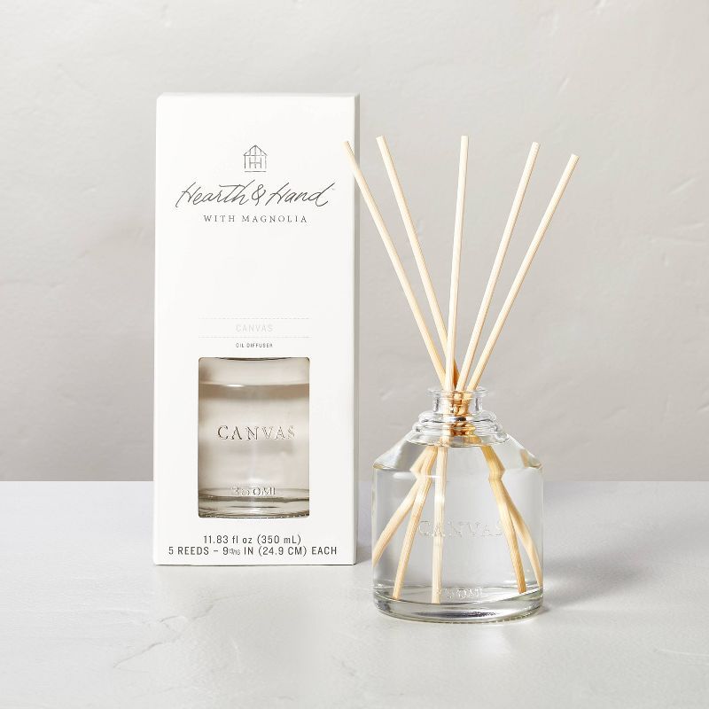 11.83 fl oz Canvas Oil Reed Diffuser - Hearth & Hand™ with Magnolia | Target
