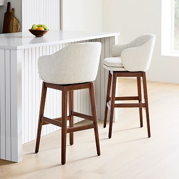 Wayne Swivel Bar & Counter Stools | West Elm (US)