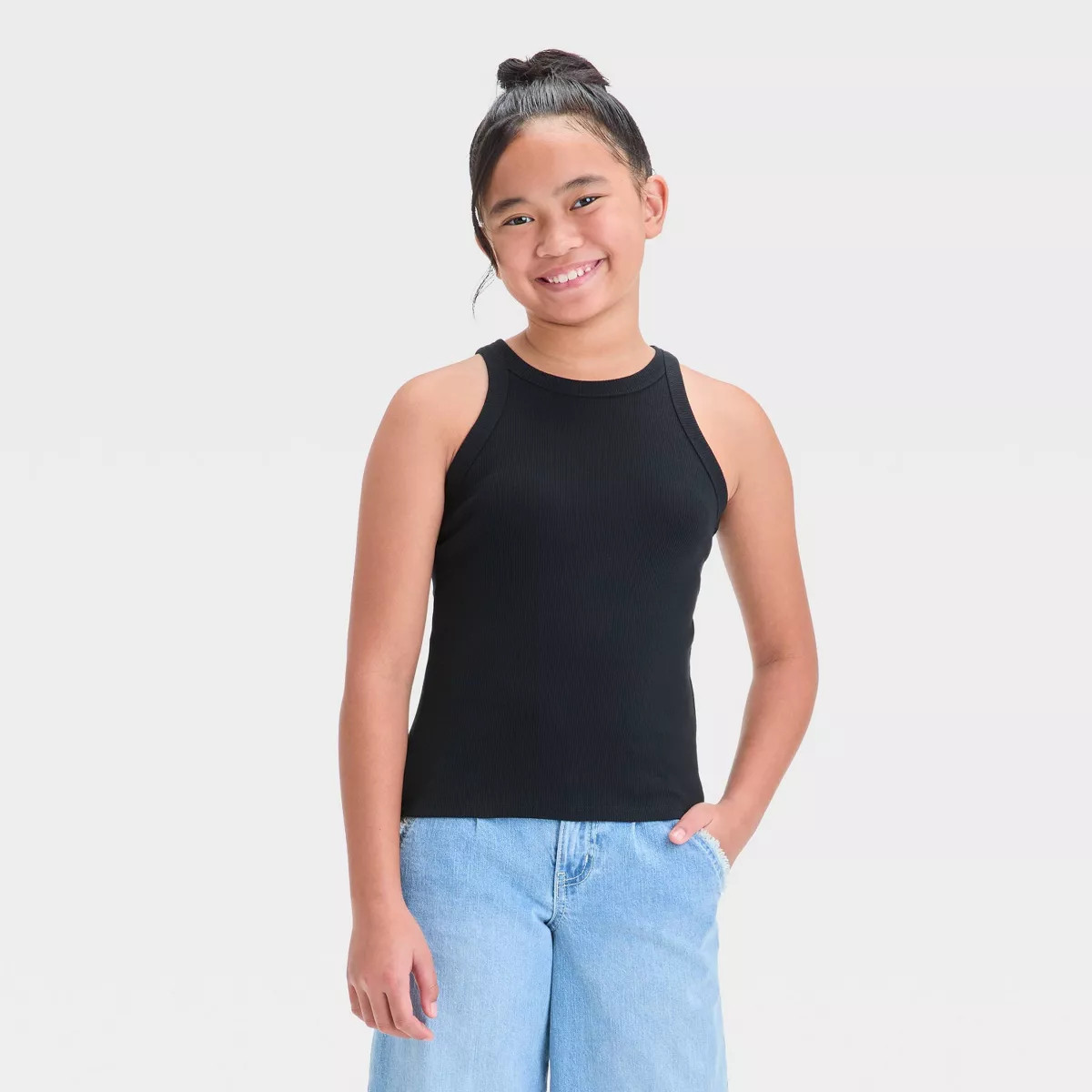 Girls' Ribbed Tank Top - Cat & Jack™ | Target