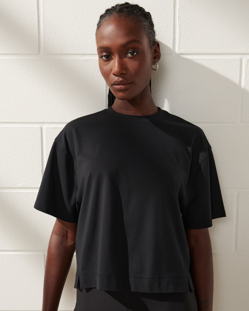 YPB Active Cotton-Blend Easy Tee | Abercrombie & Fitch (US)