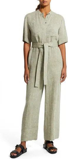 Theory Patch Pocket Wide Leg Jumpsuit | Nordstrom | Nordstrom