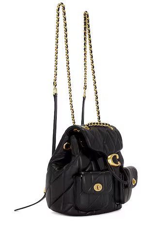 Tabby Quilted Backpack in Black | Revolve Clothing (Global)