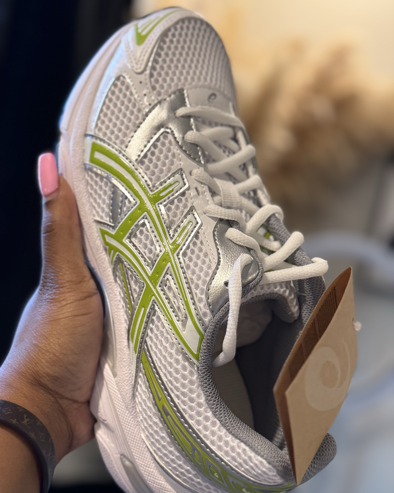 ASICS Gel 1130
So comfy and runs true to size 
Outfit available at www.boldandbeautifulfashion.com

#LTKStyleTip #LTKShoeCrush