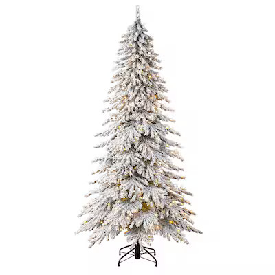 Tree Classics by Balsam Hill 5-ft Snowy Pine Pre-lit LED Artificial Christmas Tree | Lowe's