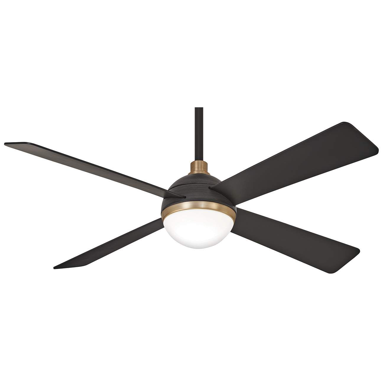 54" Minka Aire Orb Brushed Carbon LED Ceiling Fan with Remote Control - #67Y94 | Lamps Plus | Lamps Plus