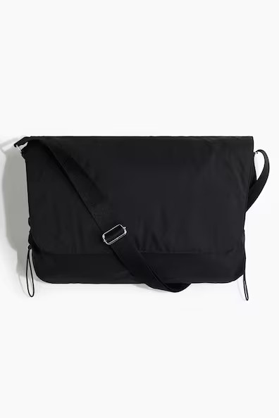 H & M - Nylon Messenger Bag - Black | H&M (US + CA)