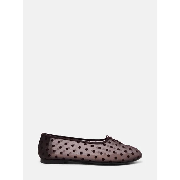 No Boundaries Women's Mesh Ballet Flats | Walmart (US)