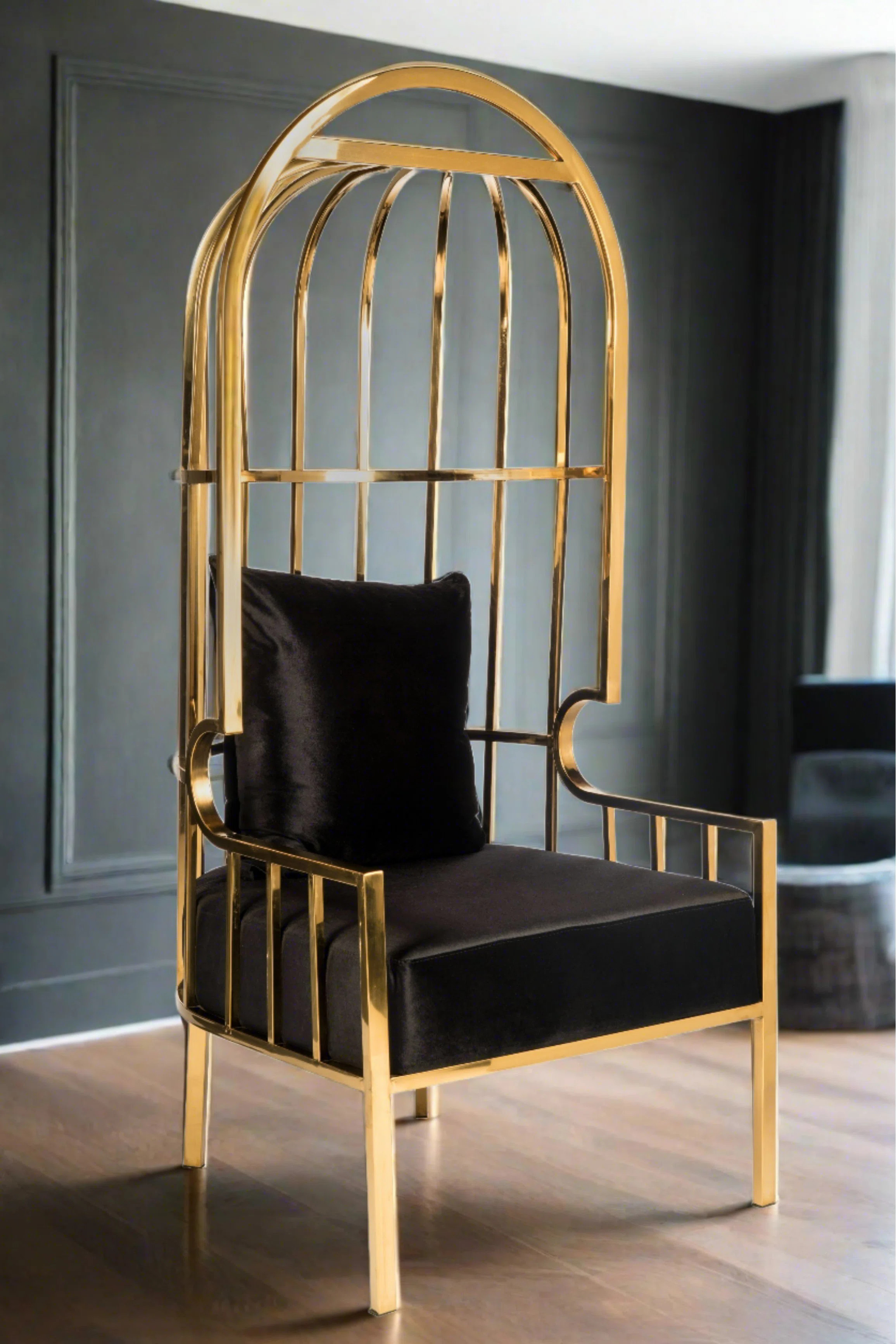 Everly Quinn Nailsea 30.5" Wide Velvet Balloon Chair & Reviews | Wayfair | Wayfair North America