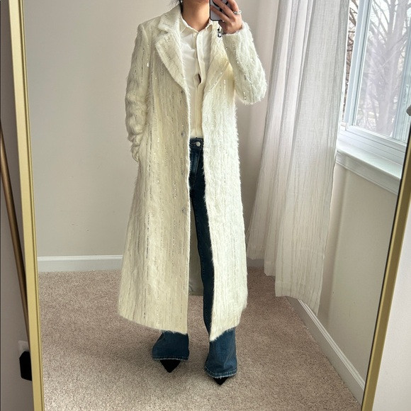 Milly Mohair look long coat. XS | Poshmark