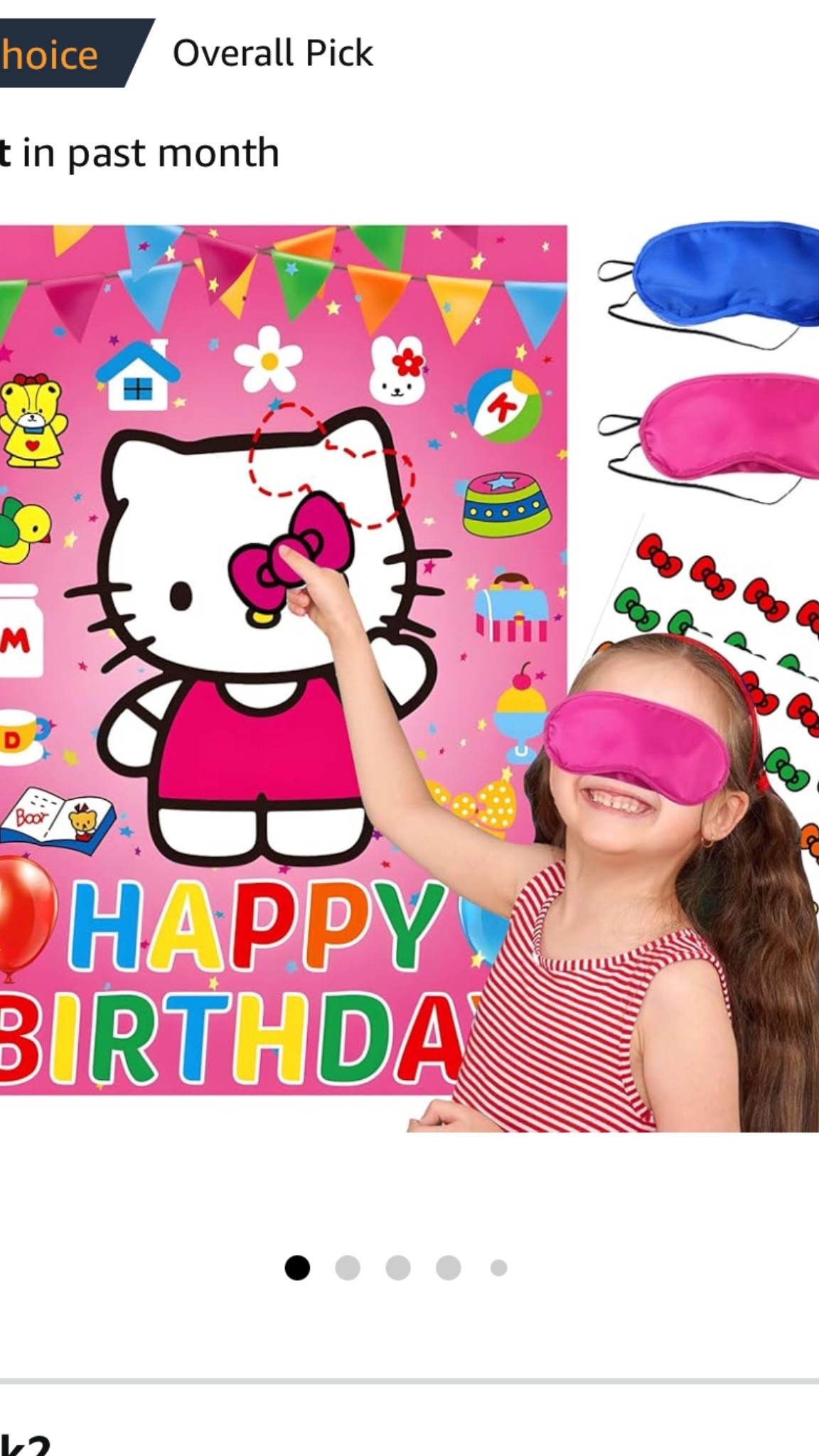 Hello Kitty 😻💕 Pink Party Decorations, Pin The Bow Sticker on Cat Party Game, Large Poster with 24 Pcs Bow Stickers, Birthday Party Supplies for Girls (Pink)

#LTKParties #LTKKids #LTKGiftGuide