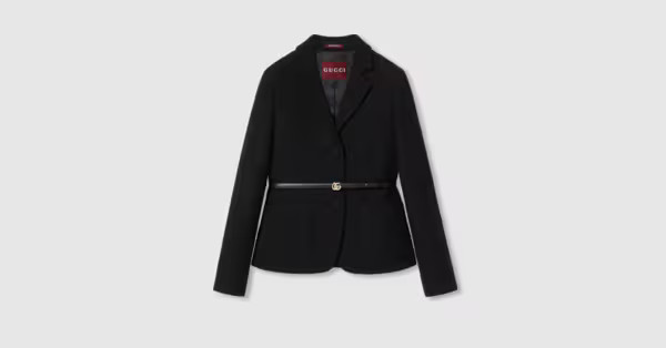 Gucci Wool bouclé jacket with embroidery | Gucci (US)