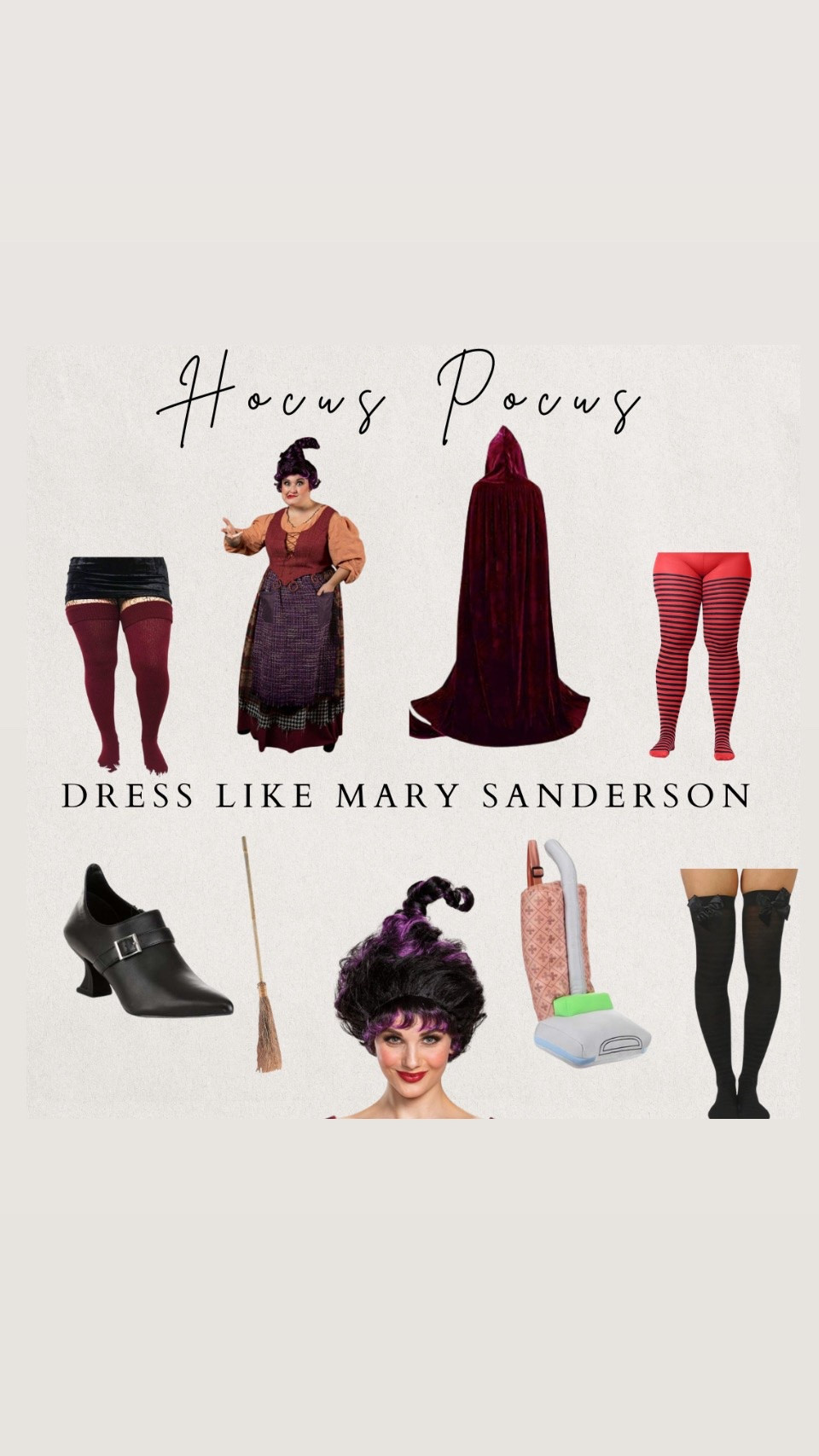 Dress like Mary Sanderson from Hocus Pocus!