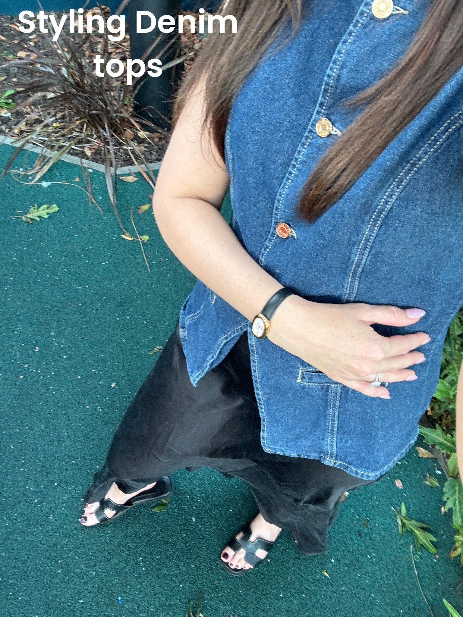 Denim top. Denim shirt. Silk skirt. Styling ideas #denimtop 

#LTKstyletip #LTKaustralia