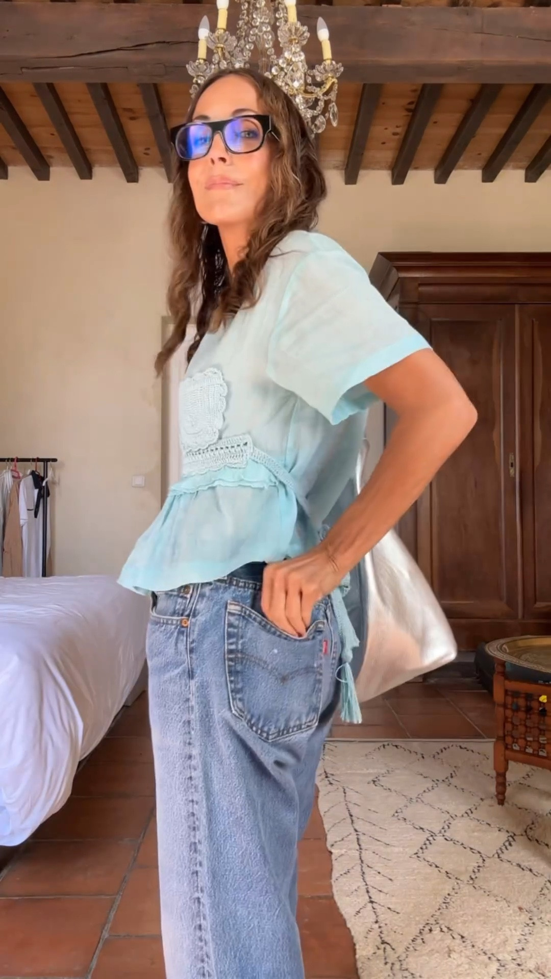 All blue monochrome ootd 

#LTKVideo #LTKStyleTip