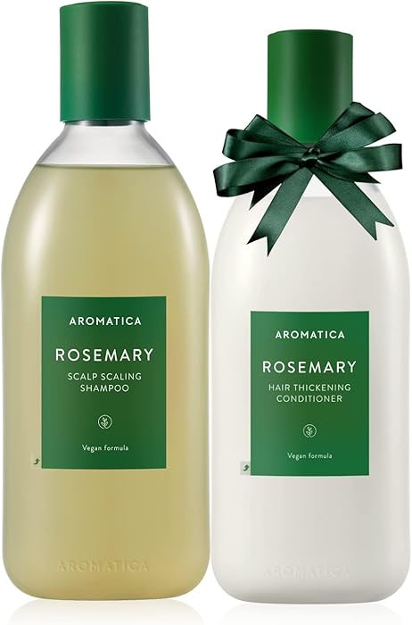AROMATICA Rosemary Scalp Scaling Shampoo and Conditioner Set 13.53 fl.oz each – Vegan Korean Ha... | Amazon (US)