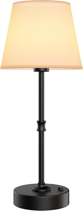 Cordless Table Lamp Rechargeable: Fast Charging & Long Lasting - 2700K Warm Light Small Vintage B... | Amazon (US)