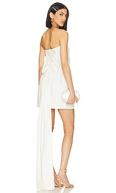 Amanda Uprichard X Revolve Kerry Bow Dress in Ivory from Revolve.com | Revolve Clothing (Global)