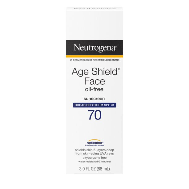 Neutrogena Age Shield Face Oil-Free Sunscreen SPF 70, 3 fl. oz - Walmart.com | Walmart (US)