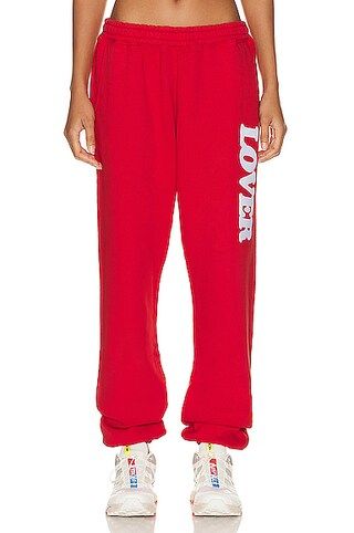 Bianca Chandon Lover 10th Anniversary Sweatpants in Red | FWRD | FWRD 