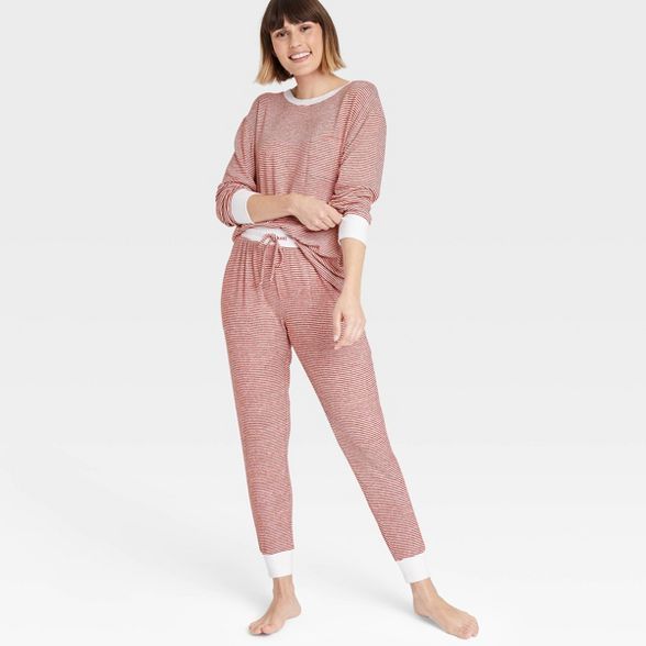 Women's Striped Perfectly Cozy Lounge Jogger Pants - Stars Above™ | Target