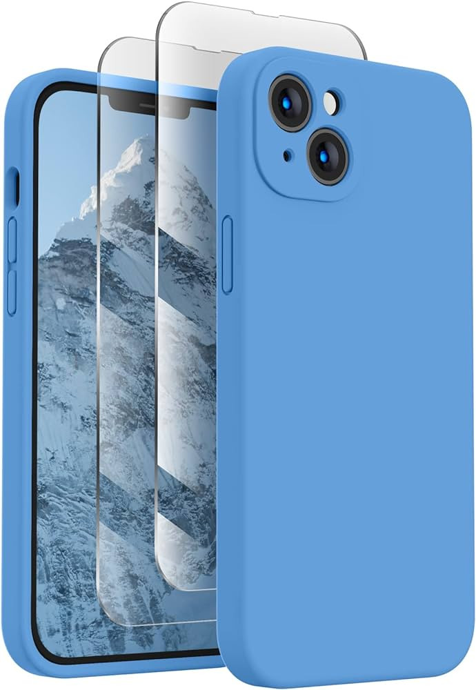 FireNova Designed for iPhone 14 Case, Silicone Upgraded [Camera Protection] Phone Case with [2 Sc... | Amazon (US)