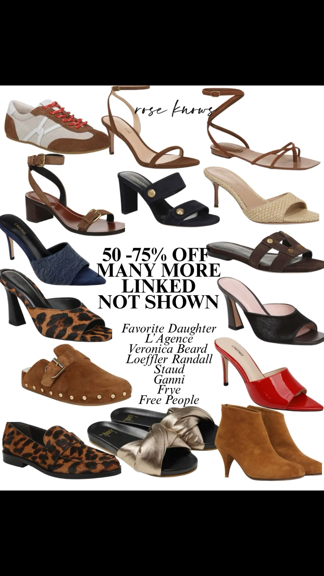 Amazing sale on designer shoes sandals mules boots and sneakers!!
Hurry 

#LTKSaleAlert #LTKTravel #LTKActive
