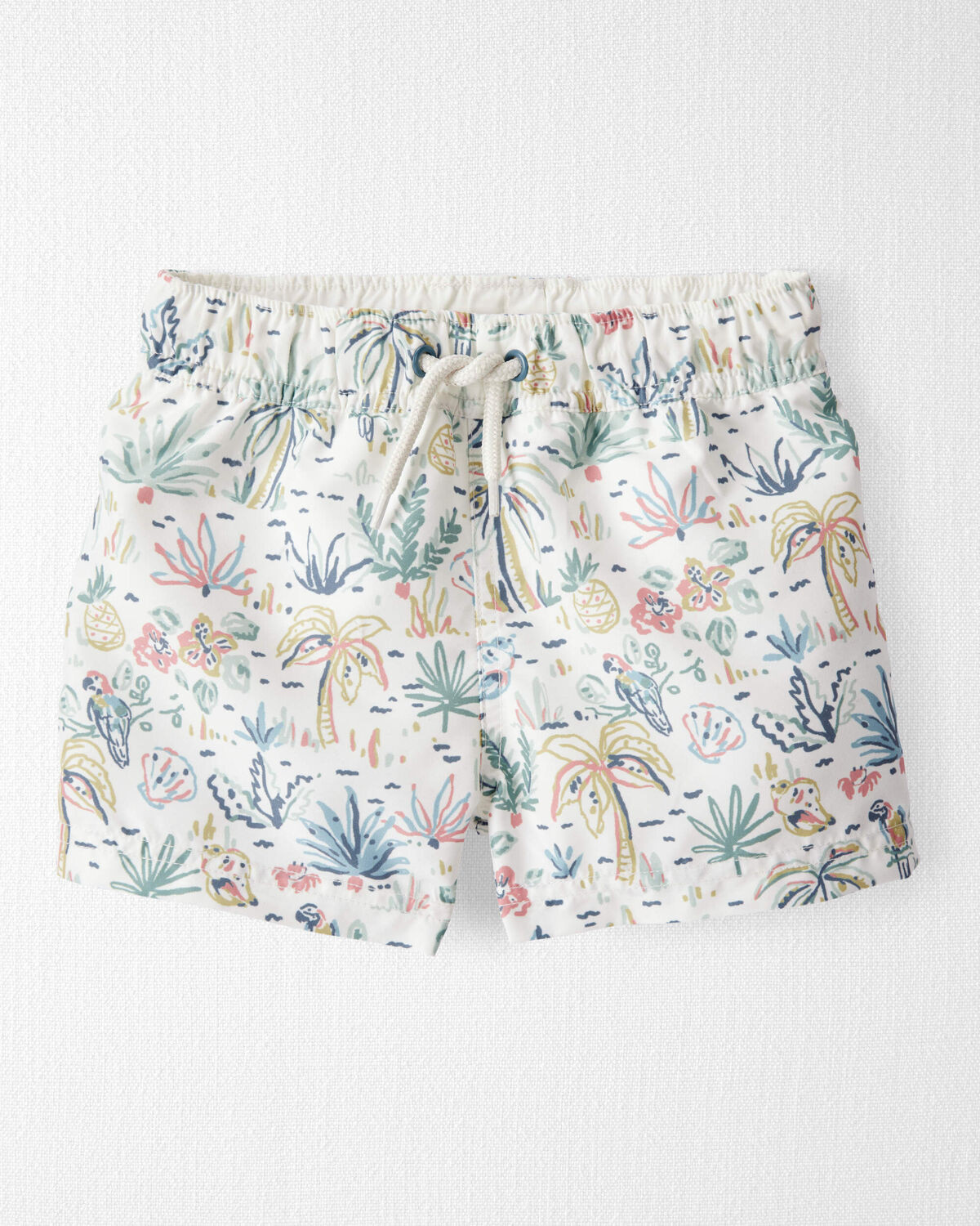 Toddler Recycled Tropical-Print Swim Trunks | Carter's Inc