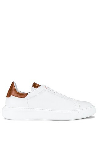 New Classic Legend London Sneaker in White & Dark Vachetta | Revolve Clothing (Global)