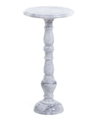 12X24 Solid Marble Shaped Table | TJ Maxx