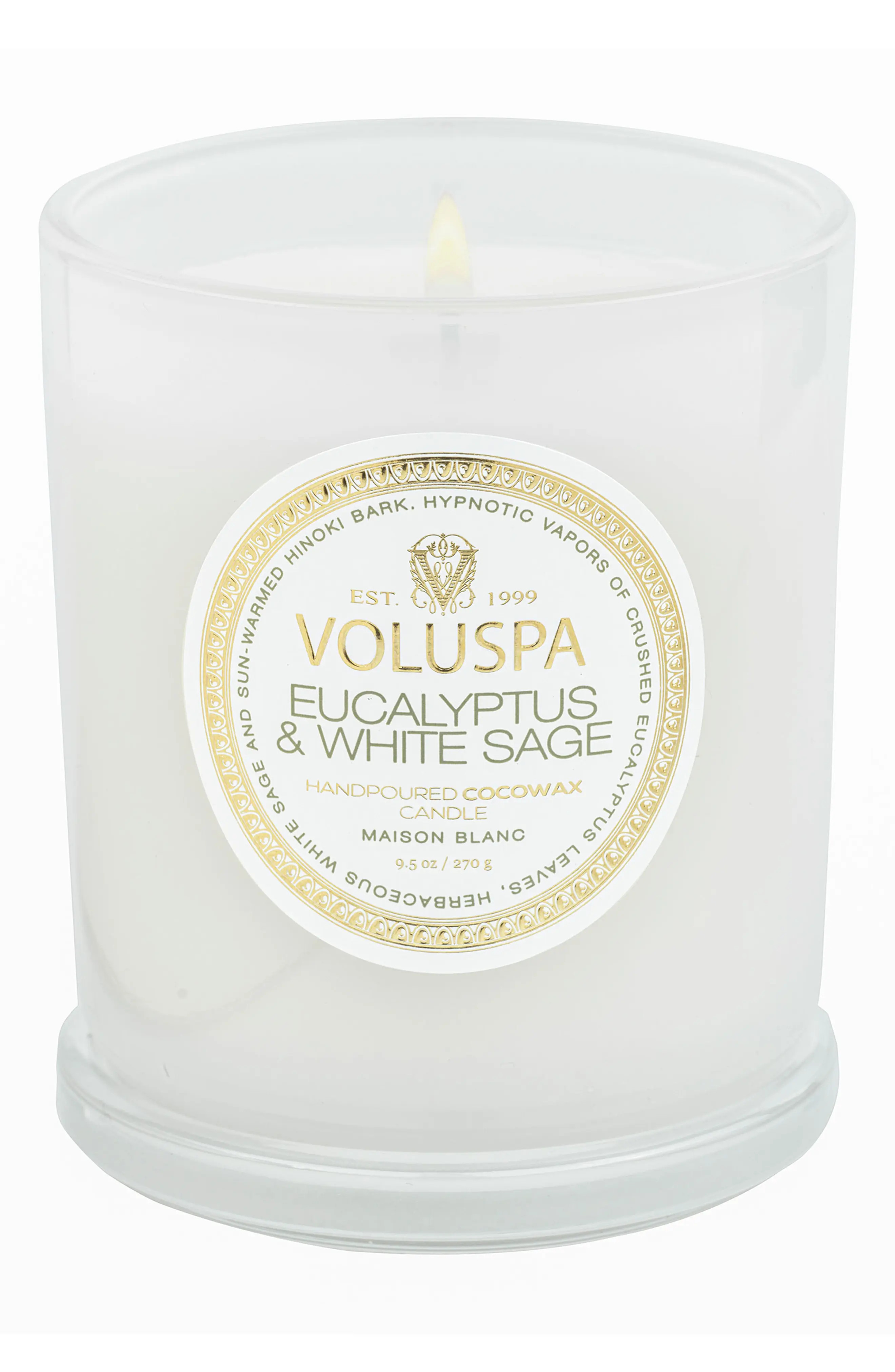 Voluspa Eucalyptus & White Sage Classic Candle at Nordstrom | Nordstrom