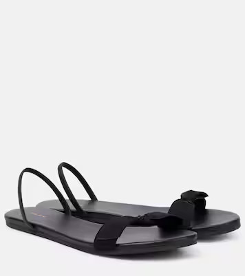Sandalen Bow aus Leder | Mytheresa (DACH)