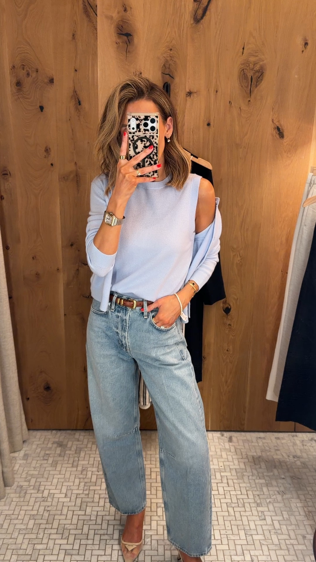 These cashmere pieces are amazing closet staples, and there are so many colors! The barrel jeans tie the look together with a little more texture!

#LTKOver40 #LTKSeasonal #LTKootd