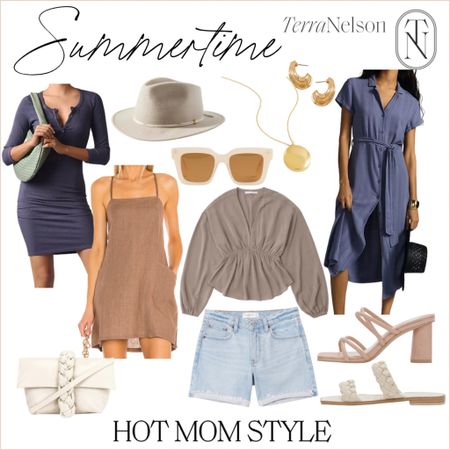 Summer outfits / Summer Dress / Mom style / shorts / hat / sunglasses / sandals 

#LTKSeasonal #LTKstyletip #LTKunder50