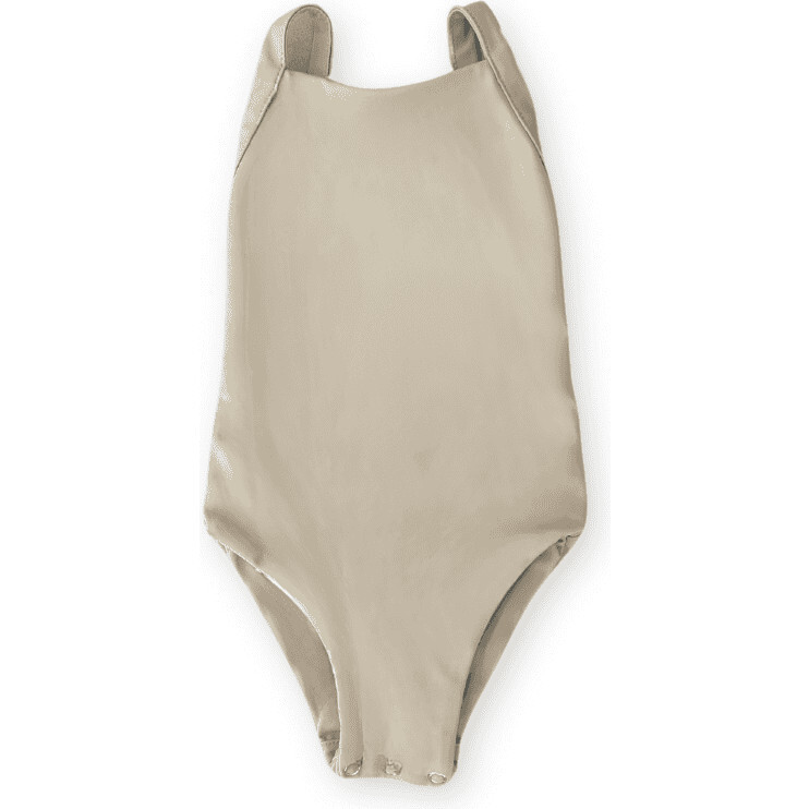 Mara Adjustable Straps One-Piece Swimsuit, Sand | Maisonette